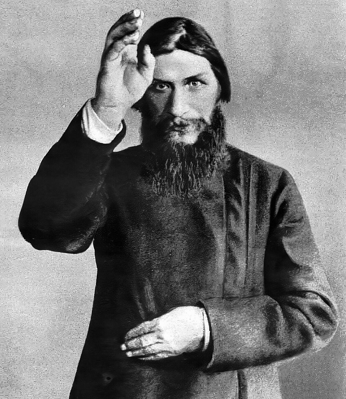 Gregory Yefimovich Rasputin  1869 ?  1916 Russian mystic who is perceived as having influenced the latter days of the Russian Emperor Nicholas II, his wife Alexandra, and their only son Alexei.